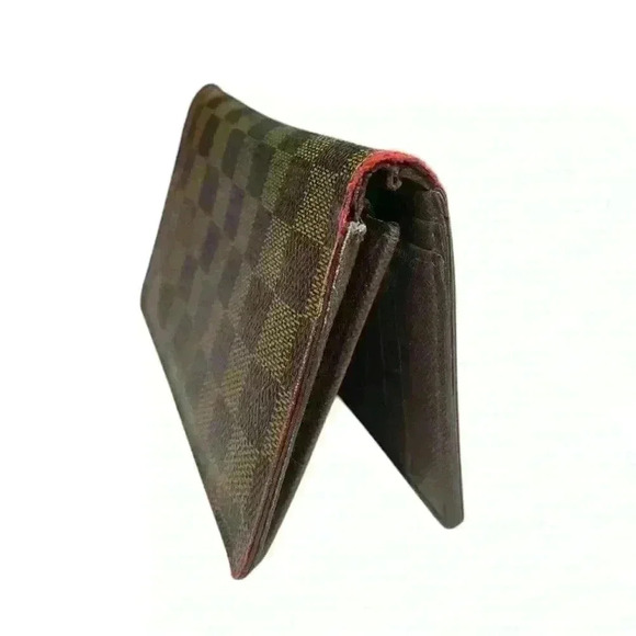Louis Vuitton Damier Portefeuille Brazza Long Wallet Leather - Picture 2 of 9
